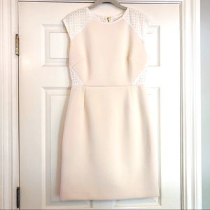 NWT J. Crew Ivory Dress White Square Eyelet Detailing